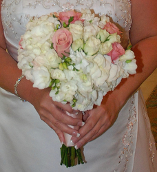 Blushing Bride Bouquet Flower Power, Florist Davenport FL